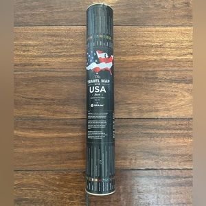 Scratch off map of USA